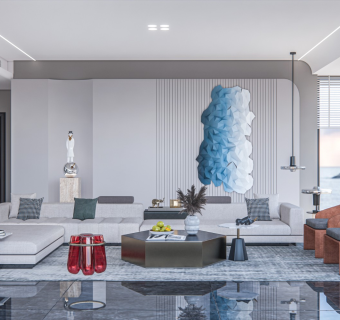 现代家居客厅 沙发茶几组合 陈设饰品 摆件 休闲沙发 沙发 茶几